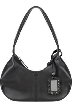 Ganni HOBO SCHWARZE MEDIUM SCHULTERTASCHE
