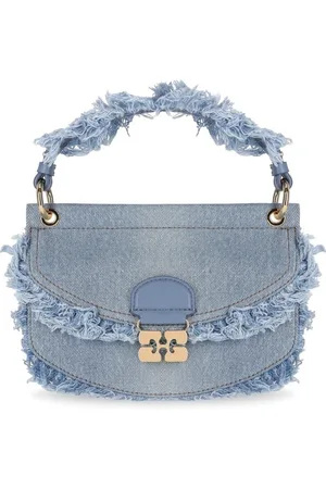 Ganni AGO-G MINI FADED DENIM HANDTASCHE
