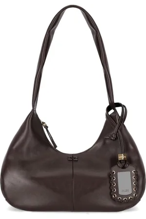 Ganni HOBO SEAL BROWN MEDIUM SCHULTERTASCHE