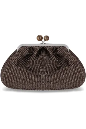 Max Mara PASTICCINO FORTUNA MEDIUM HELLBRAUNER CLUTCH