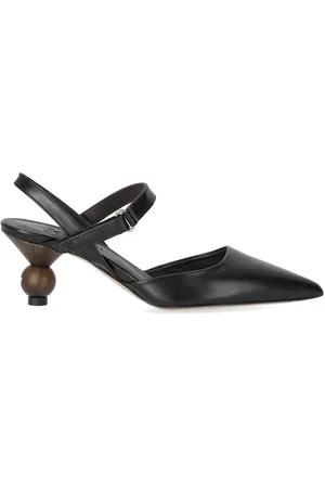 Max Mara PALO SCHWARZE SLINGBACK PUMPS