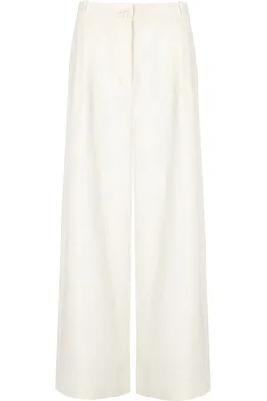 Essentiel Antwerp HEVIG WEISSE WIDE LEG HOSE