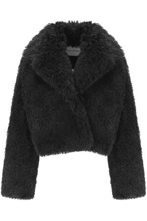 Stand Studio SAMARA SCHWARZE CROP JACKE