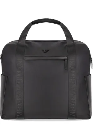 Emporio Armani NYLON SCHWARZE DUFFLE REISETASCHE