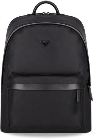 Emporio Armani SCHWARZER NYLON RUCKSACK
