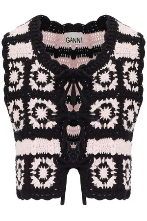 Ganni UND ROSA CROCHET WESTE