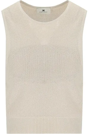 Elisabetta Franchi BUTTER STRICK LUREX-TOP