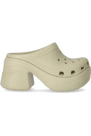 Crocs SIREN ELFENBEIN CLOG MIT ABSATZ