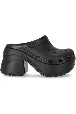 Crocs SIREN SCHWARZER CLOG MIT ABSATZ