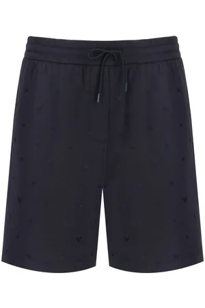 Emporio Armani MARINEBLAUE MONOGRAM BERMUDASHORTS