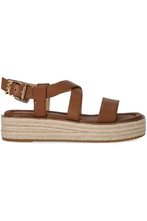 Michael Kors LYNN BRAUNE PLATTFORM SANDALE