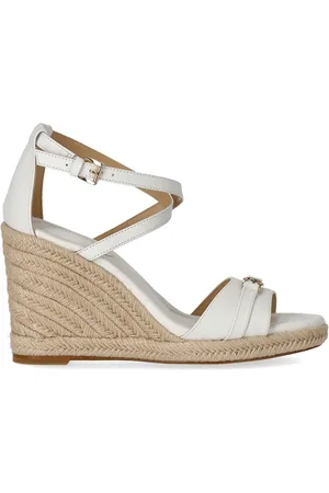 Michael Kors MANDY WEISSE SANDALE MIT KEIL