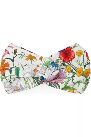 GUCCI Flora print silk headband