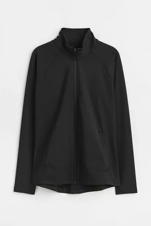 H&M Damen Jacken - Schnelltrocknende Jacke Regular Fit - Schwarz