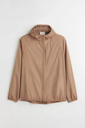 H&M Herren Sportjacken - Sport-Windjacke - Beige