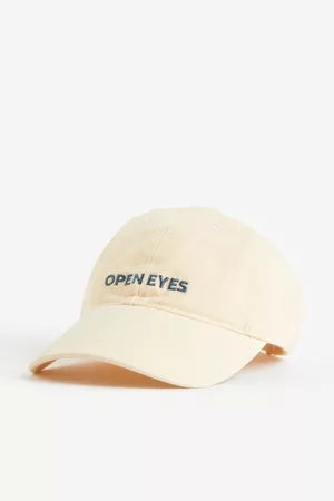 H&M Shadow Open Eyes Wesley Cap - Weiß