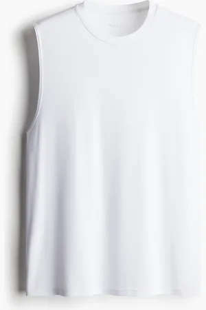 H&M Sport-Tanktop mit DryMove™ in Regular Fit - Weiß
