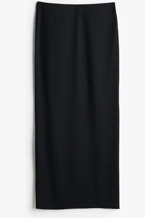 H&M Maxirock aus Mikrofaser - Schwarz