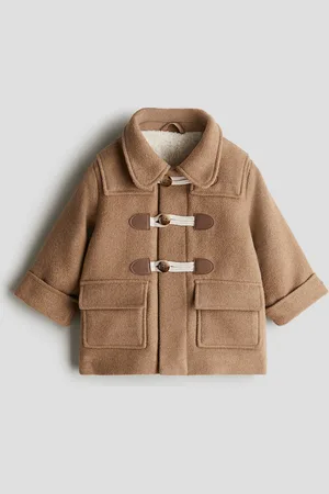 H&M Dufflecoat mit Teddyfutter - Beige