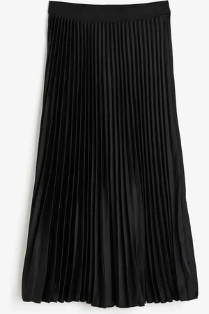 H&M Faltenrock - Schwarz