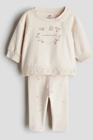 H&M 2-teiliges Baumwollset - Beige