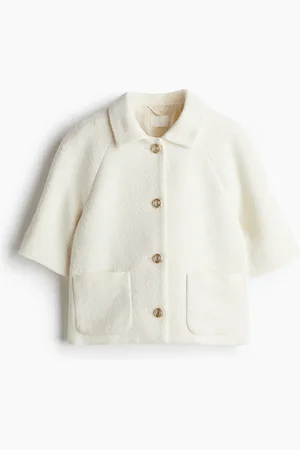 H&M Kurzarmblazer - Weiß