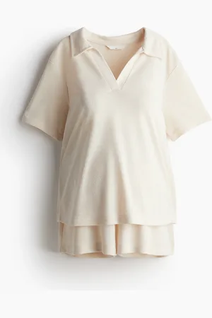 H&M MAMA 2-teiliges Strickset - Beige