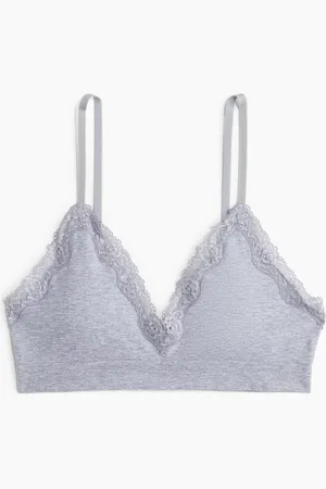 H&M Gepolsterter Soft-BH Seamless - Grau