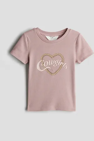 H&M Shirt aus Baumwolljersey - Pink