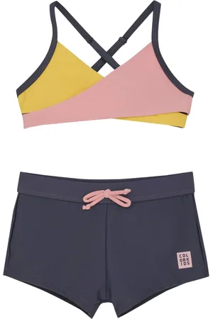 H&M Bikini Colorblock W. Shorts - Pink