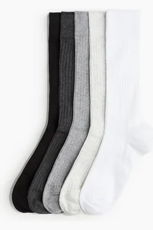 H&M 5er-Pack Socken - Weiß