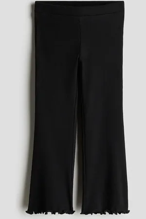 H&M Ausgestellte Leggings - Schwarz