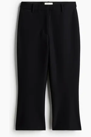 H&M Elegante Caprihose - Schwarz