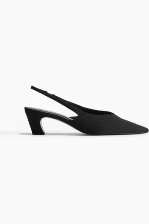 H&M Spitze Slingpumps - Schwarz