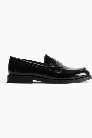 H&M Loafer aus Leder - Schwarz