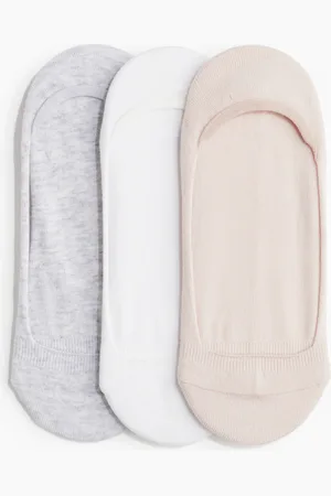 H&M 3er-Pack Unsichtbare Socken - Pink