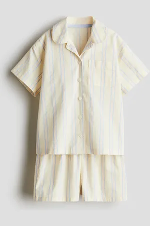 H&M Baumwollpyjama - Gelb