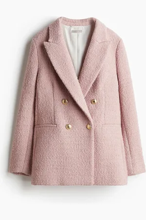 H&M Blazer aus Strukturstoff - Pink