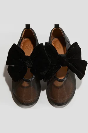 H&M Ballerinas mit Schleife - Schwarz