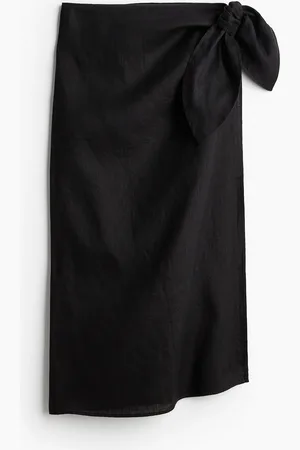 H&M Pareo aus Leinen - Schwarz
