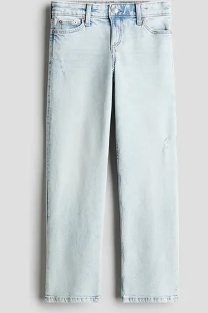 H&M Straight Leg Jeans - Blau