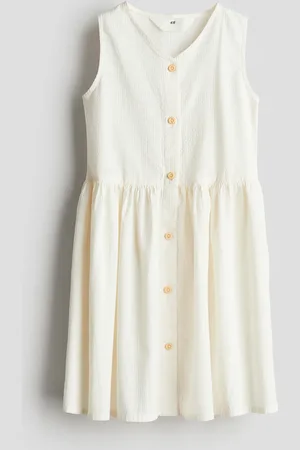H&M Baumwollkleid - Weiß