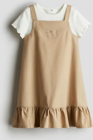 H&M 2-piece dress and top set - Beige