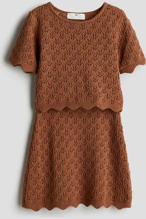 H&M Zweiteiler im Häkellook - Beige