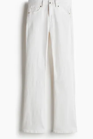 H&M Flared High Jeans - Weiß