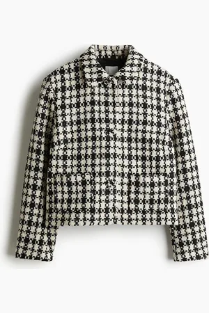 H&M Jacke aus Jacquardstoff - Schwarz