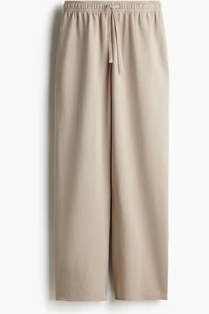 H&M Baumwollsweatpants im Washed-Look - Braun