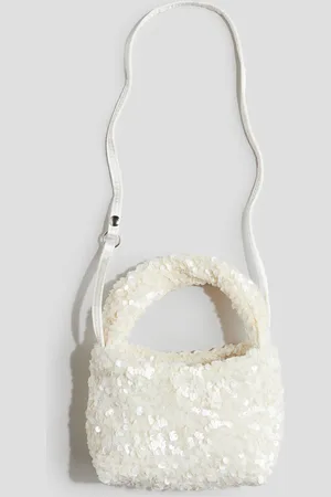 H&M Handtasche mit Pailletten - Beige