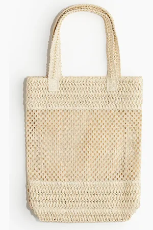 H&M Shopper aus Stroh - Beige