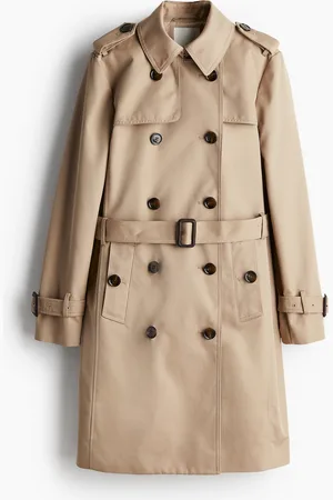 H&M Knielanger Trenchcoat - Beige